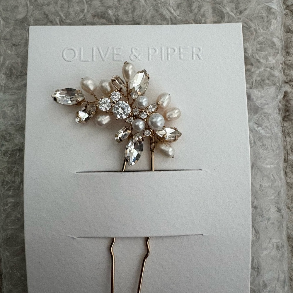 Olive & Piper Zoe Hair Pin 14k Gold Plated